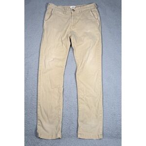Marine Layer Archive Field Pants Mens 33x32 Beige Chino Khakis Casual Preppy